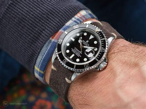 rolex submariner leder